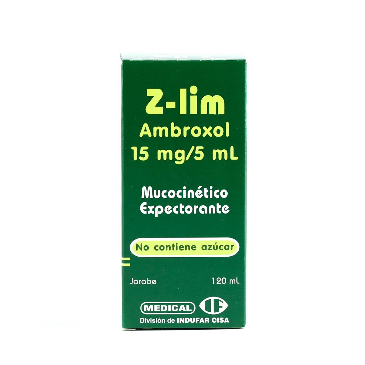 Z-Lim Ambroxol 15 mg / 5 ml Jarabe - Frasco de 120 ml
