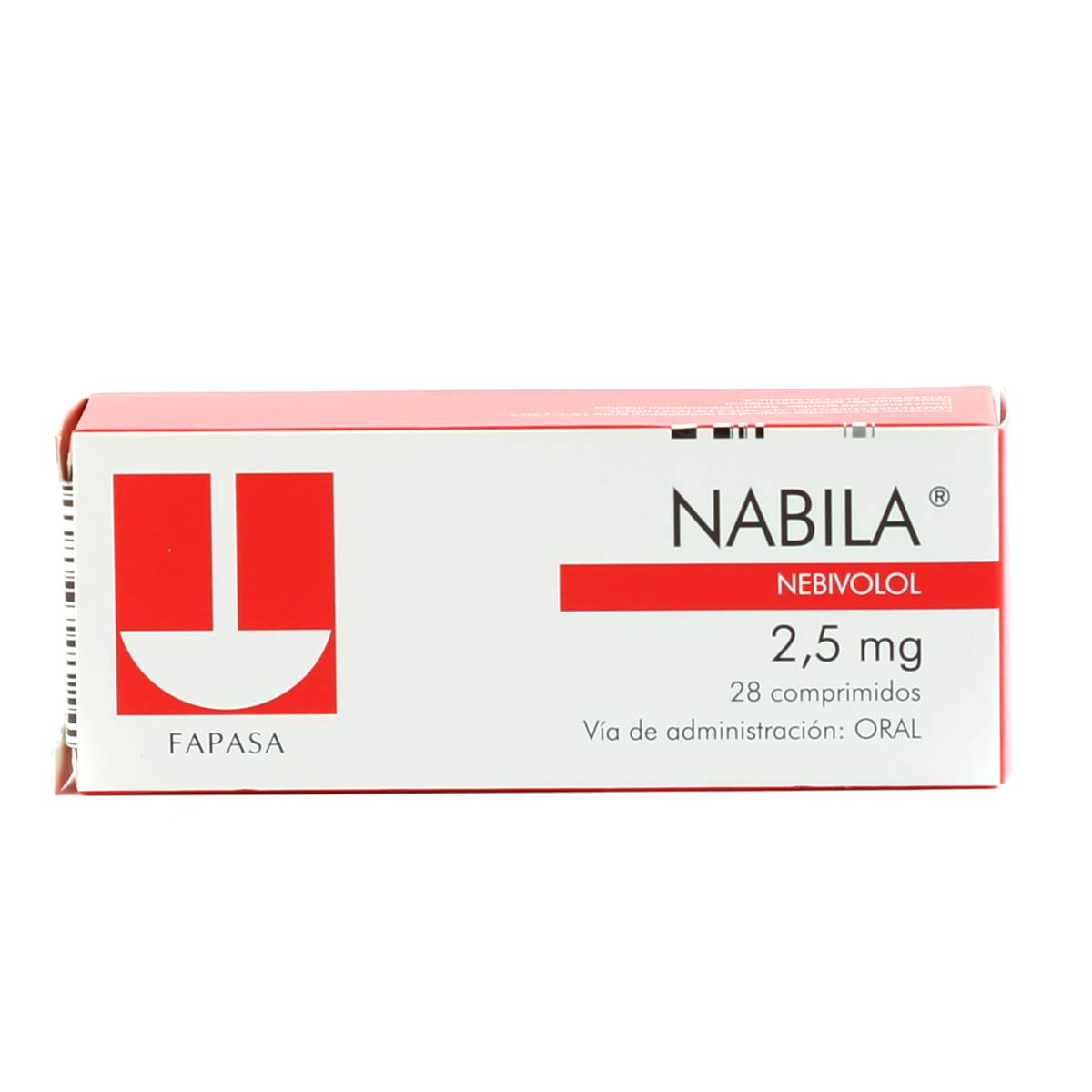 Nabila ® Nebivolol 2,5 mg - Caja de 28 comprimidos