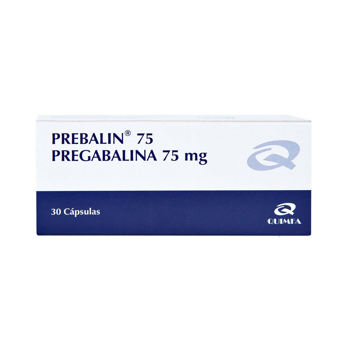 Prebalin ® Pregabalina 75 mg - Caja de 30 cápsulas