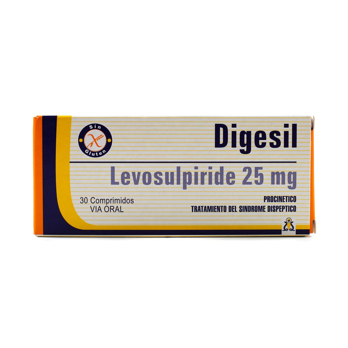 Digesil Levousulpiride 25 mg - Caja de 30 comprimidos