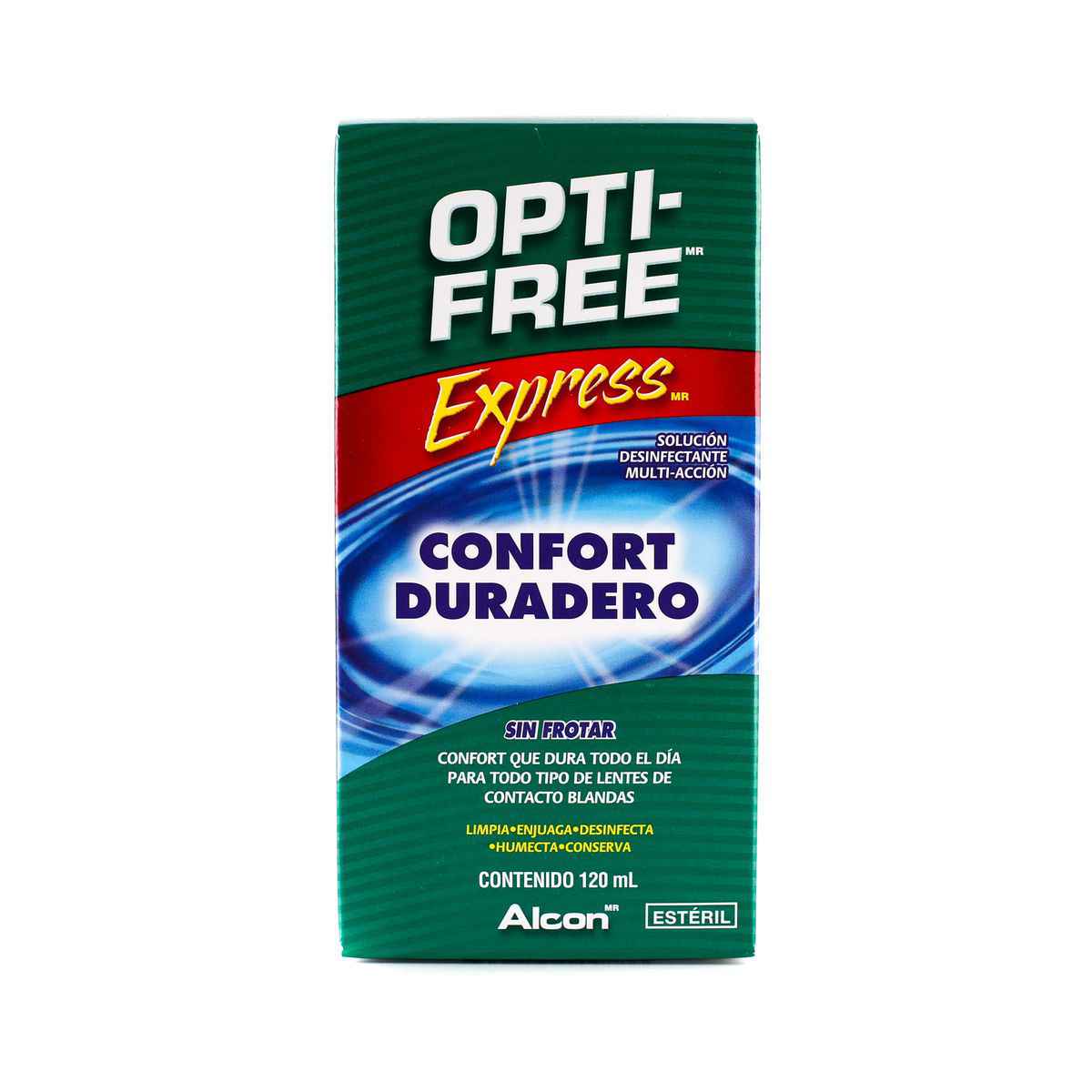 OPTI-FREE PURE MOIST SOL. MULTIPROP. FR. X 120 ML.