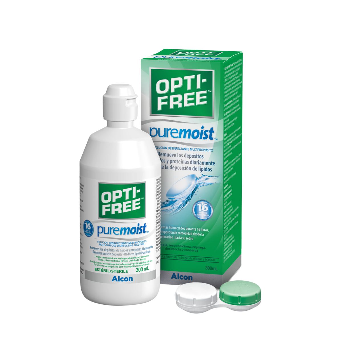 OPTI-FREE PURE MOIST SOL. MULTIPROP. FR. X 300 ML.