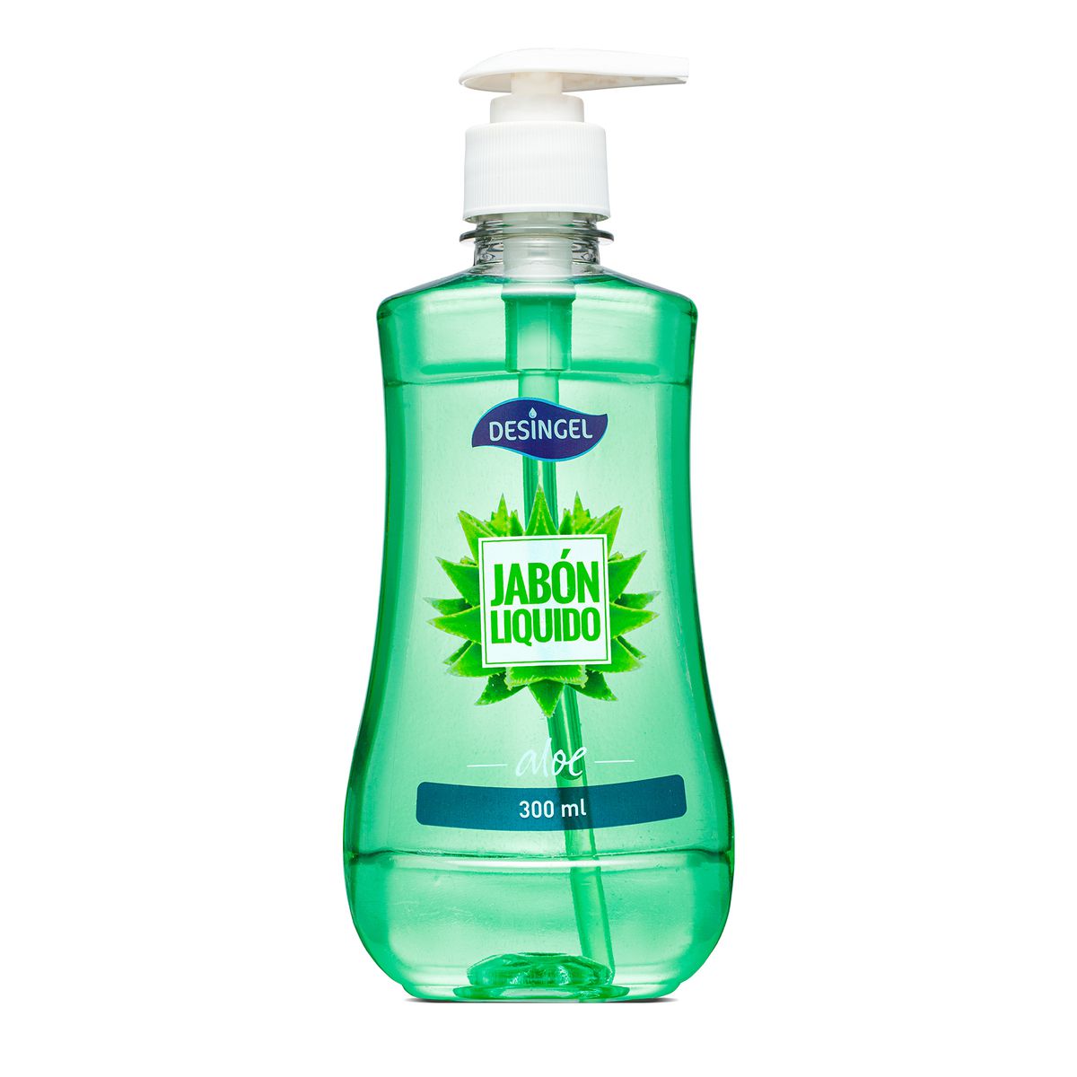 Desingel Jabón Líquido Aloe - Frasco de 300 ml