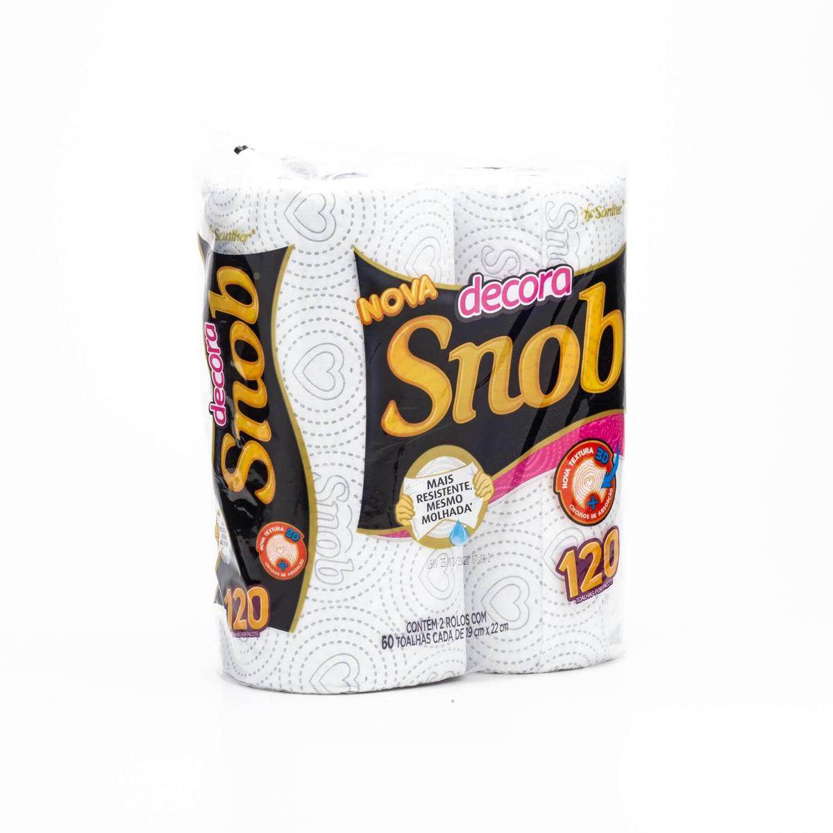 Snob Decora Rollos De Toallas - Paquete de 4 unidades