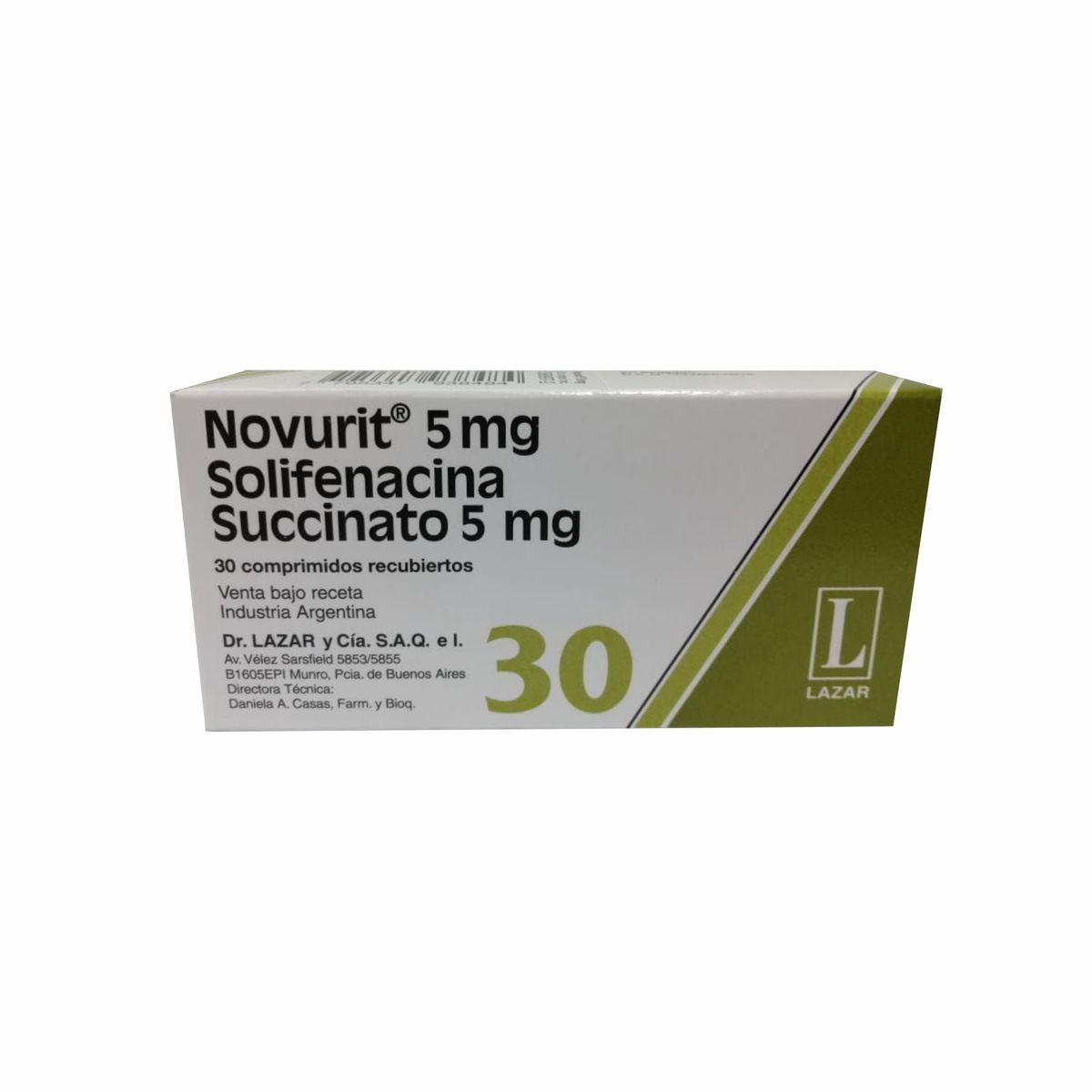NOVURIT 5 MG. - CAJA DE 30 COMPRIMIDOS RECUBIERTOS