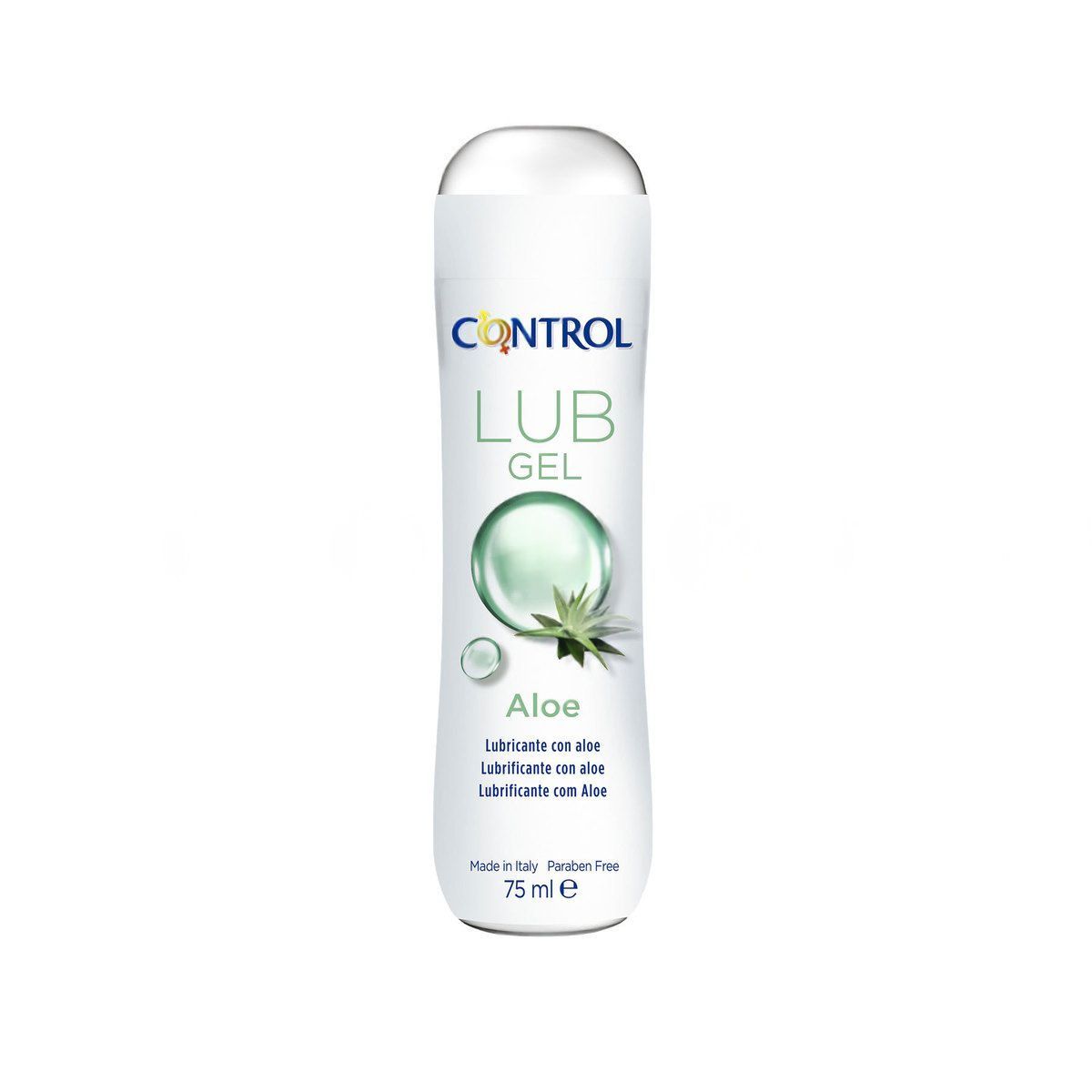 Control Lub Gel Lubricante Con Aloe - Frasco de 75 ml