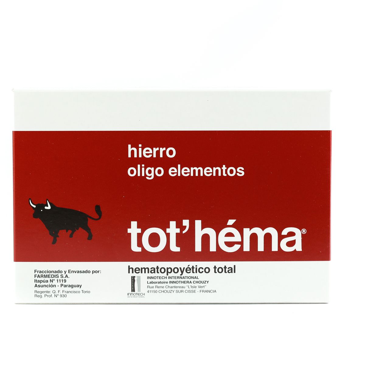Tot'héma Hierro Oligo Elementos - Caja de 10 ampollas