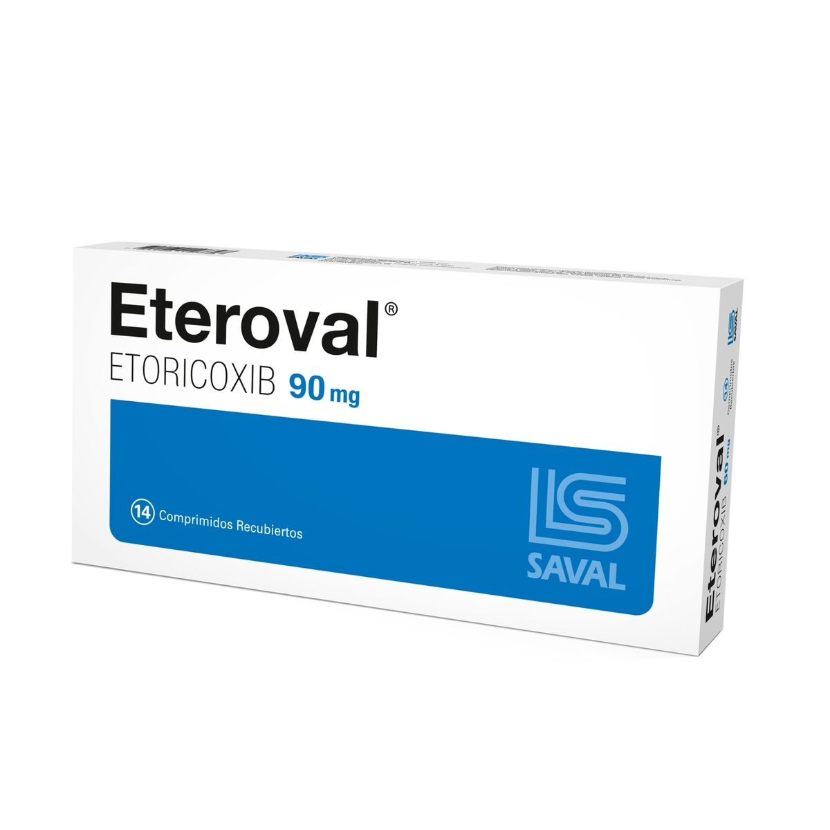 ETEROVAL 90 MG. - CAJA DE 14 COMPRIMIDOS RECUBIERTOS
