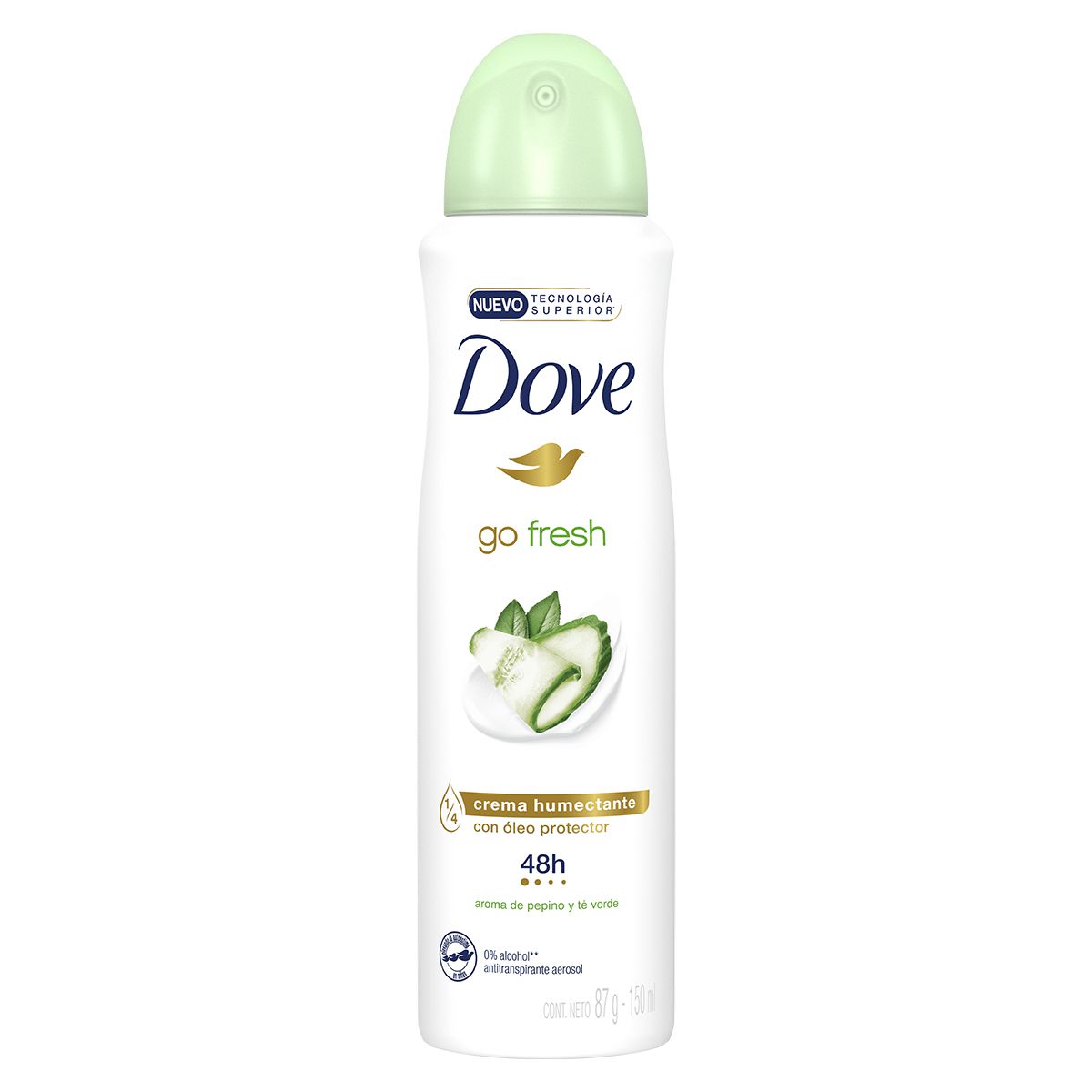 Dove deo spray go fresh pep te crema humectante 150ml