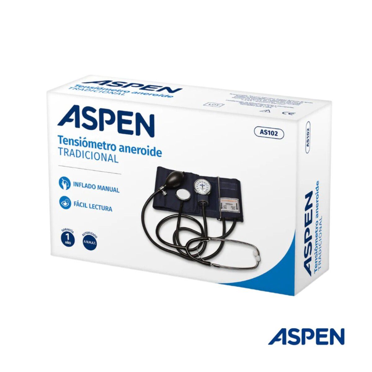 Aspen Tensiómetro Aneroide AS102 - Caja de 1 unidad