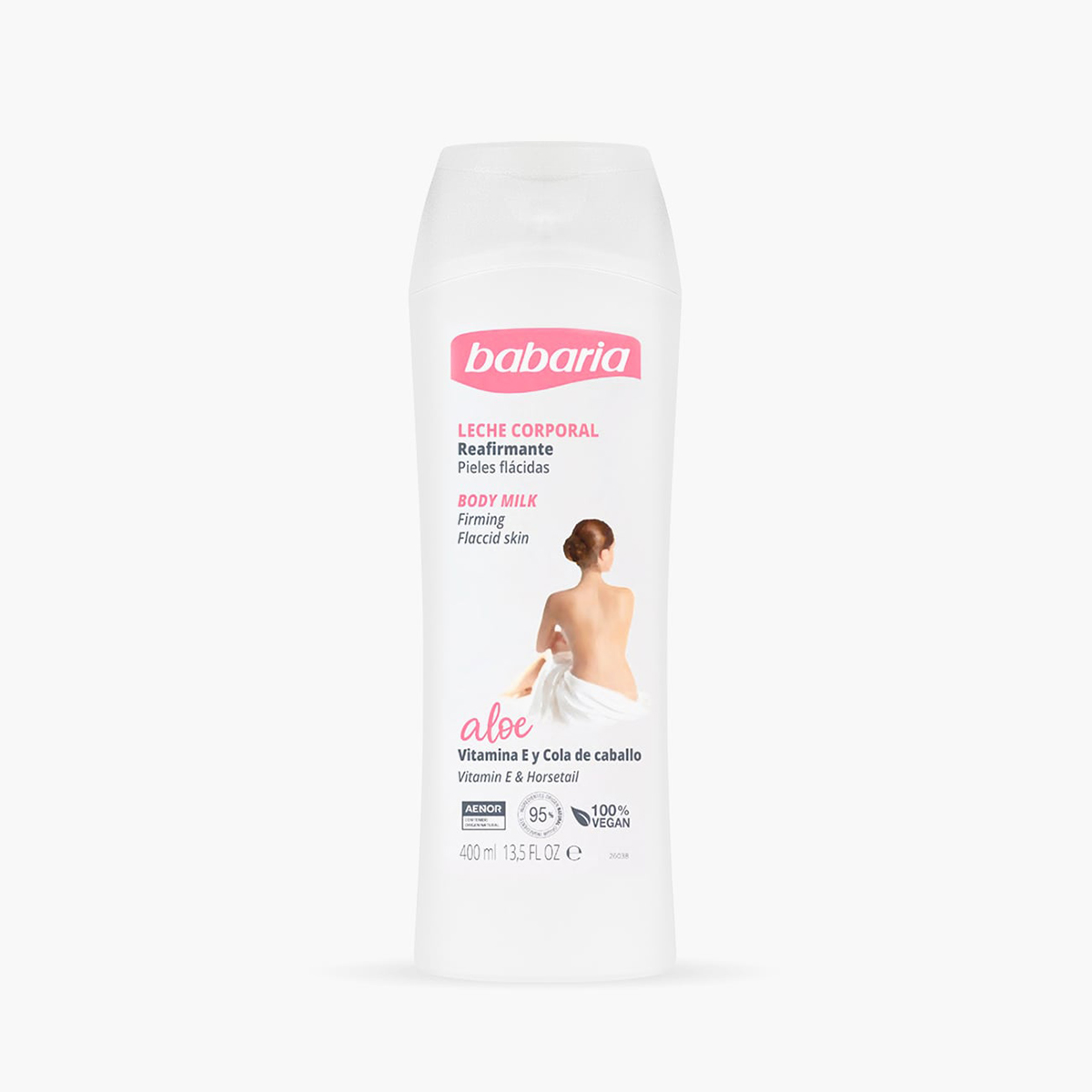 BABARIA LECHE CORPORAL PIEL FLACIDA REAFIRMATE 400 ML
