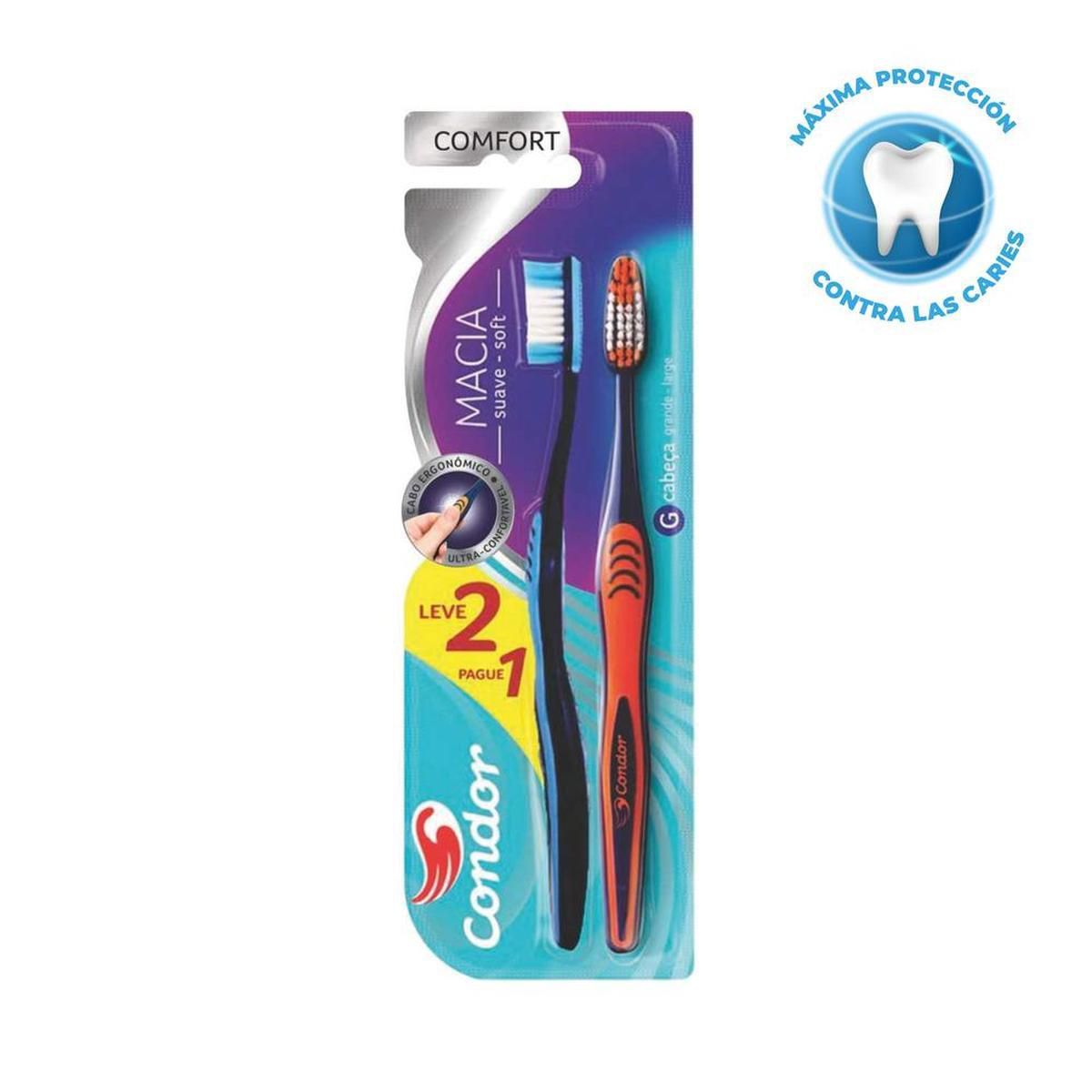 CONDOR CEPILLO CONFORT LLEVE 2 PAG1 X 1 UNIDAD
