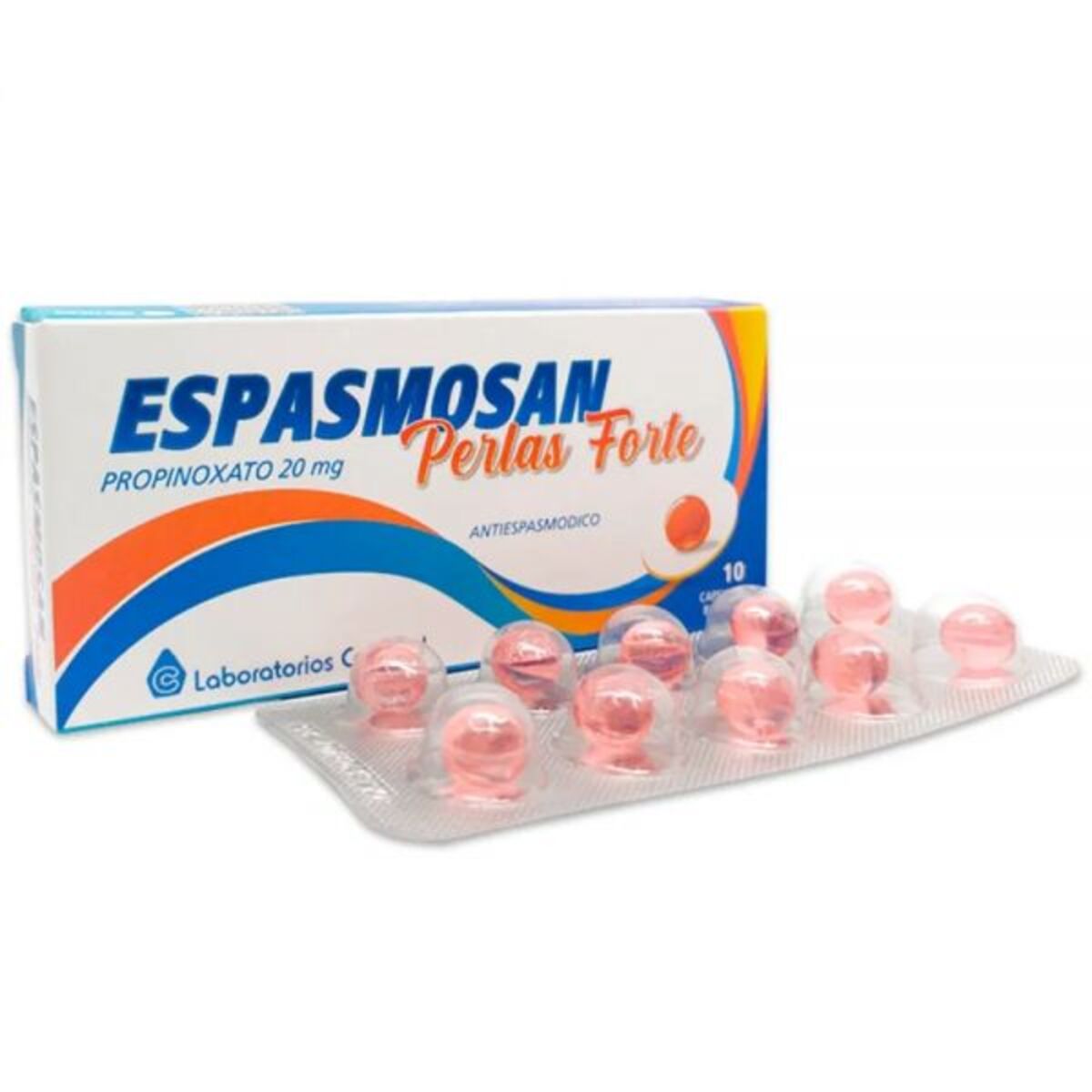 Espasmosan perlas Forte - caja de 10 capsulas blandas