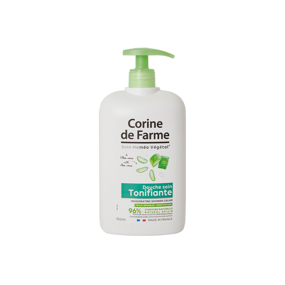 CORINE CREMA DE DUCHA TONIFICANTE CON ALOE VERA 750ML