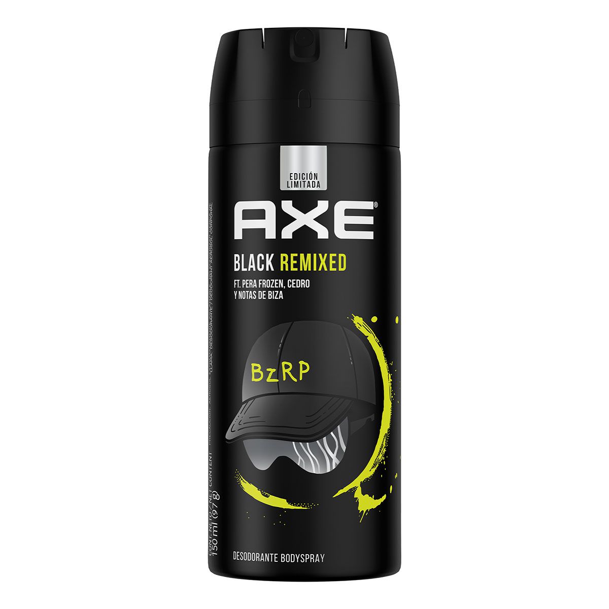 Axe desodorante bodyspray black bizarap 150 ml