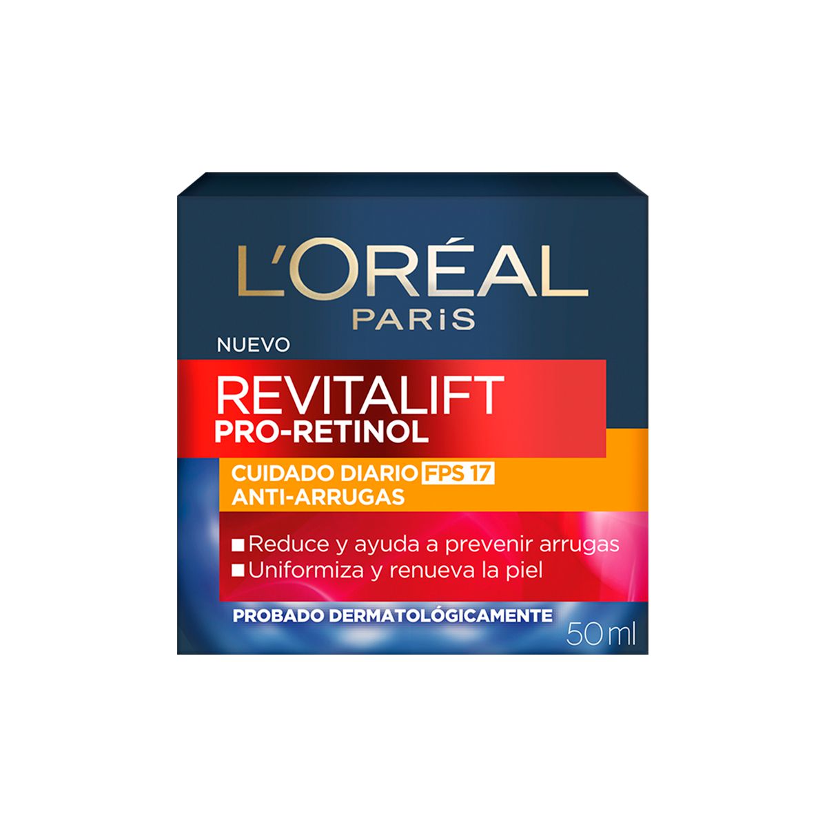 LOREAL REVITALIFT CREMA DIA RETINOL FRASCO X 50 ML