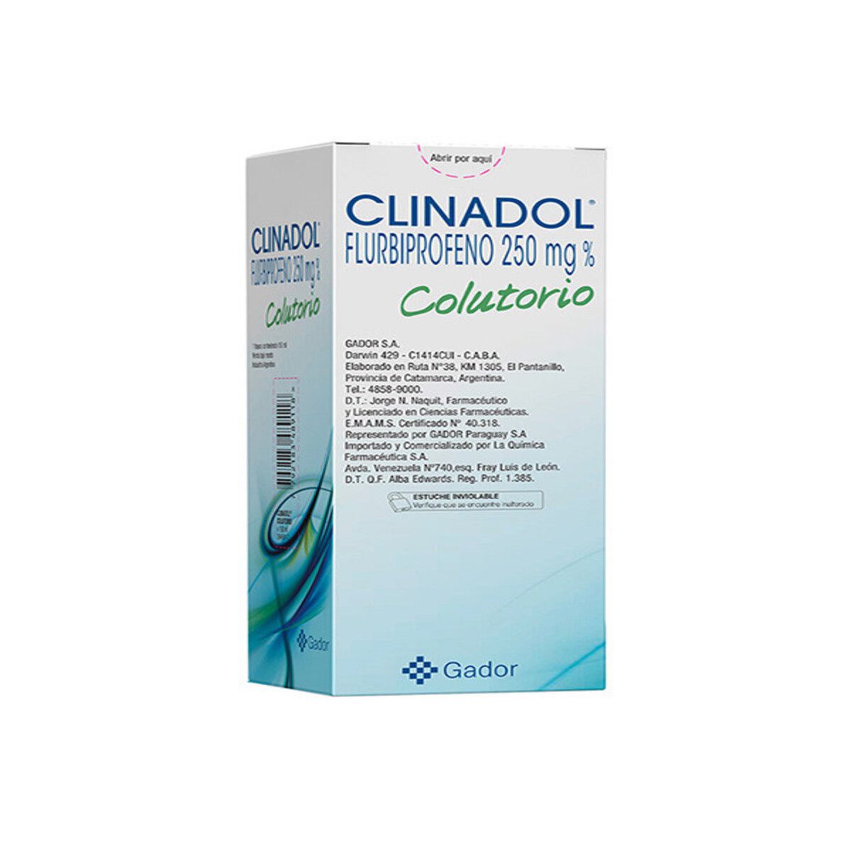 Clinadol Colutorio Flurbiprofeno 250 mg - Fco. 150 ML