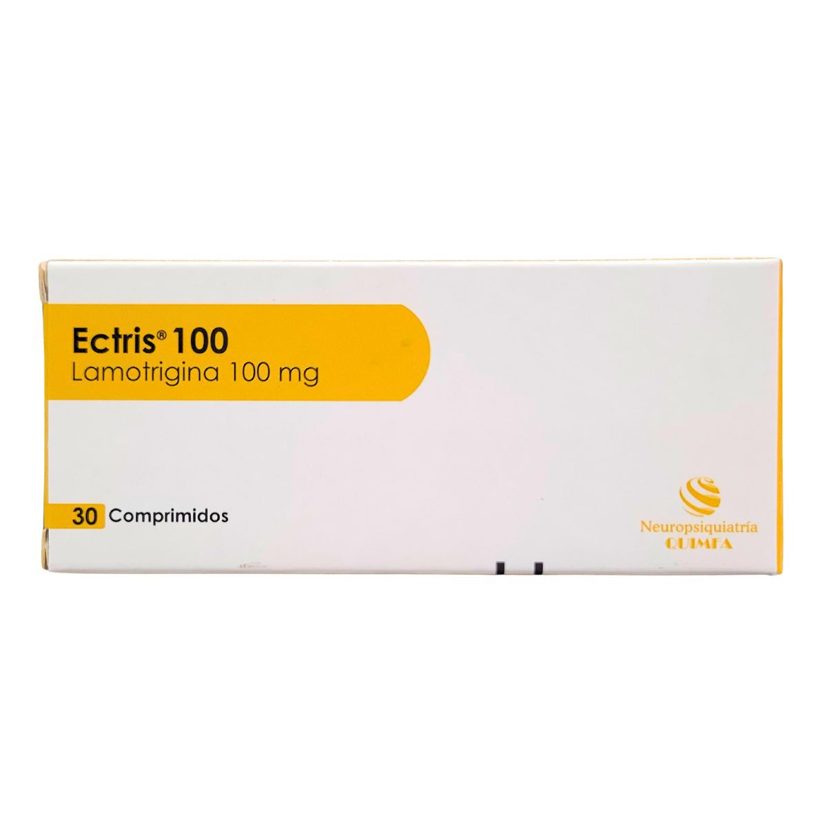 Ectris 100 mg Lamotrigina - Caja de 30 comprimidos