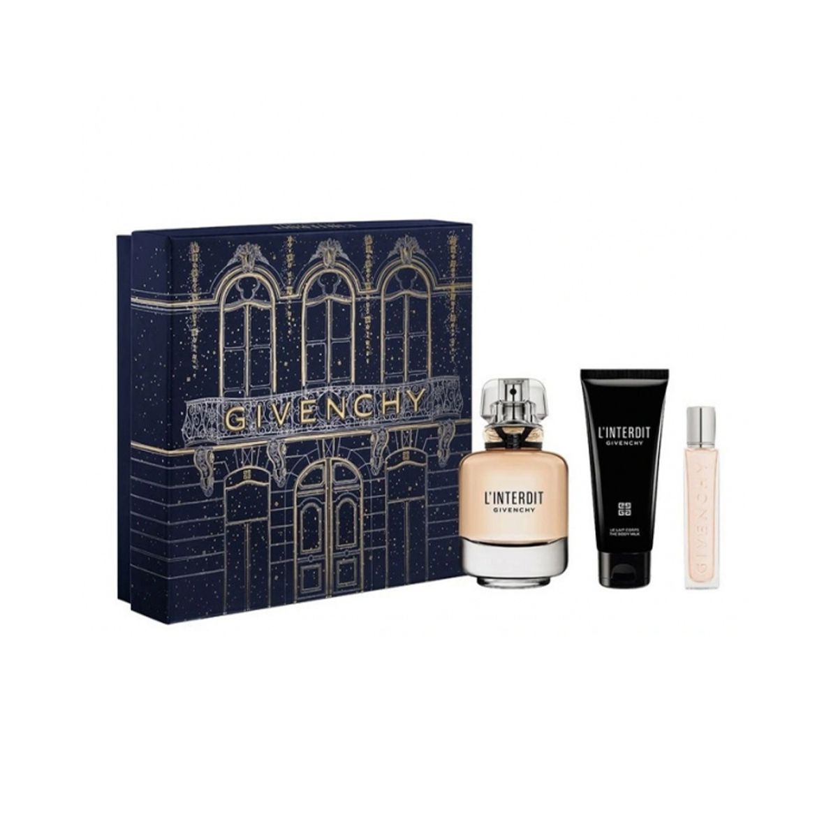GIVENCHY INTERDIT( EDP 80ML+BL75 ML+12,5)