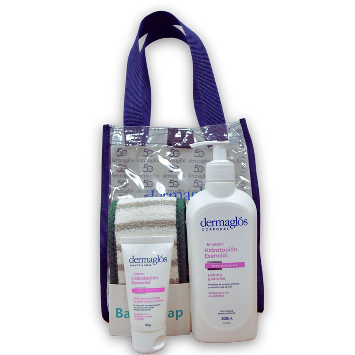 DERMAGLOS (CREMA CORPORAL+CREMA MANOS UÑAS+REGALO)